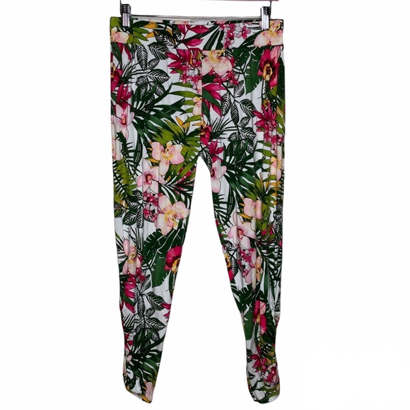 Michael Lauren Pants - Michael Lauren Pablo Pant Floral Palm Hawaiian